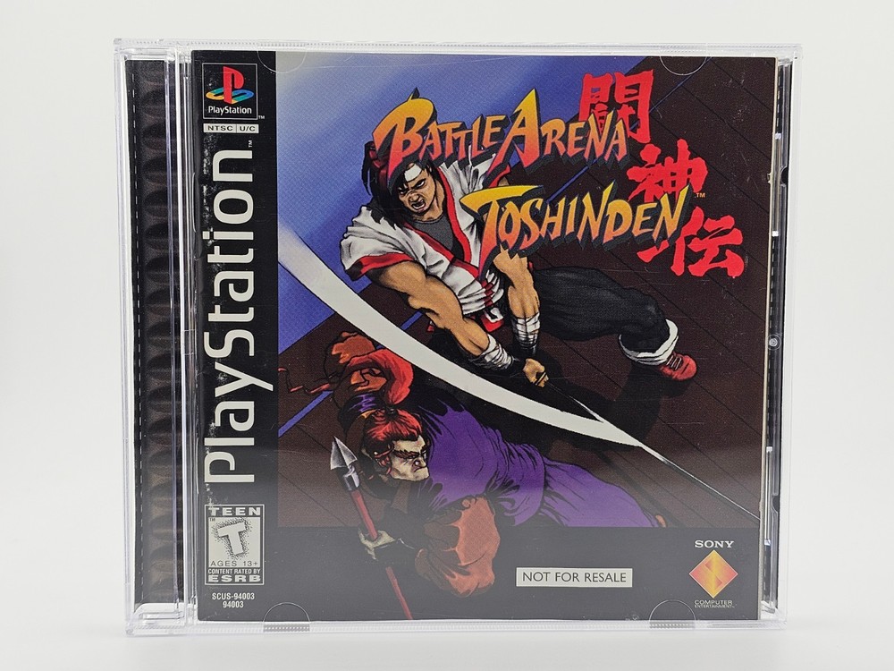 Sony Playstation 1 PS1 Battle Arena Toshinden CIB Cleaned & Tested