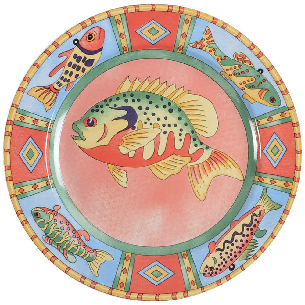 Siddhia Hutchinson Splash Salad Dessert Plate 5938837