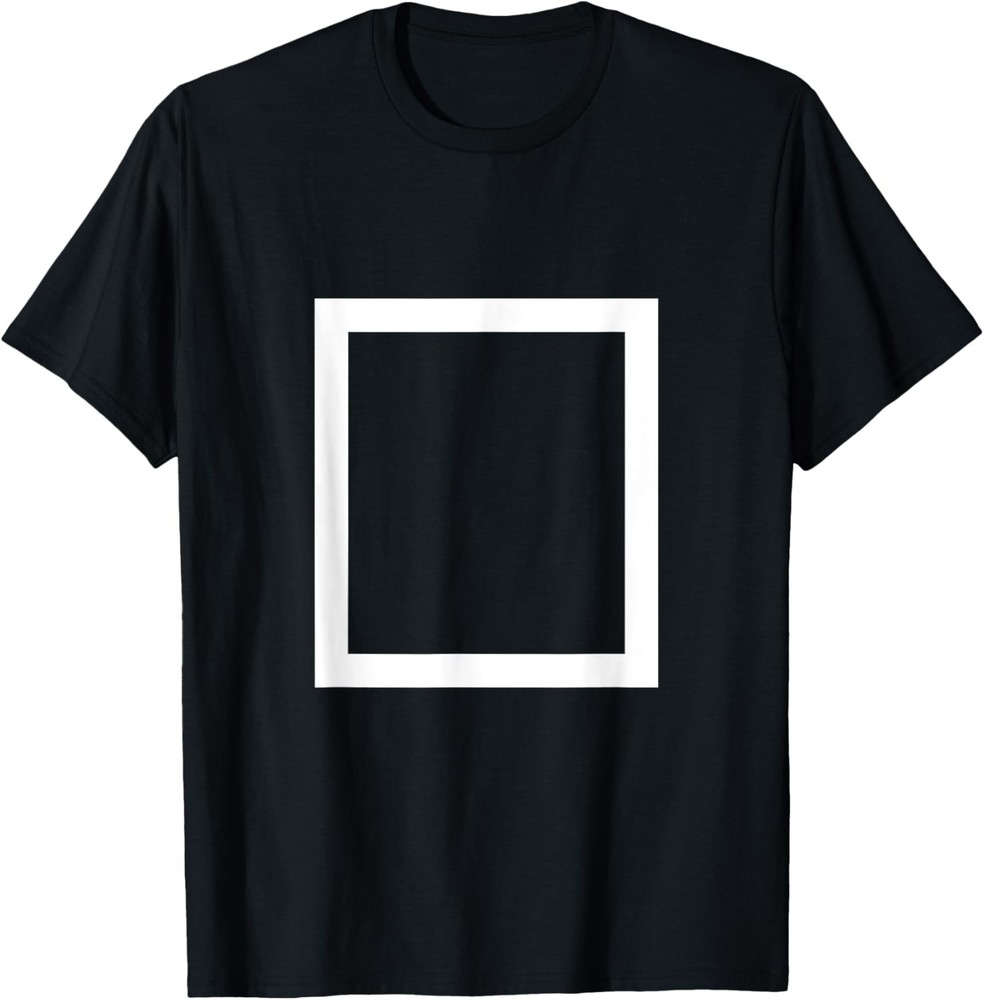 Blank Abstract Square Illustration Novelty Graphic Designs T-Shirt-image