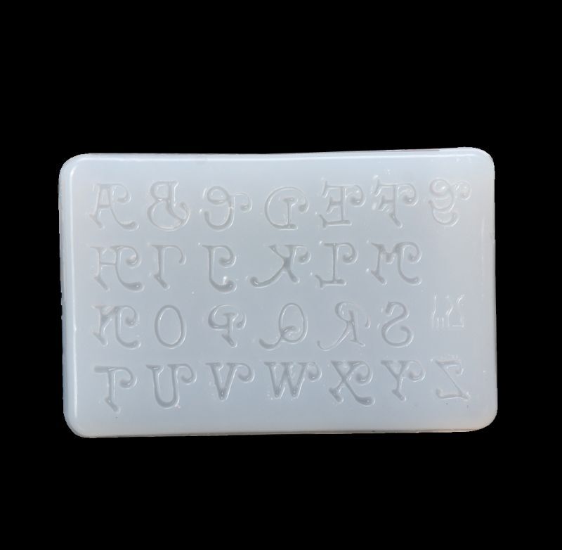 Resin Epoxy Letter Molds for DIY Keychain Jewelry Craft Casting