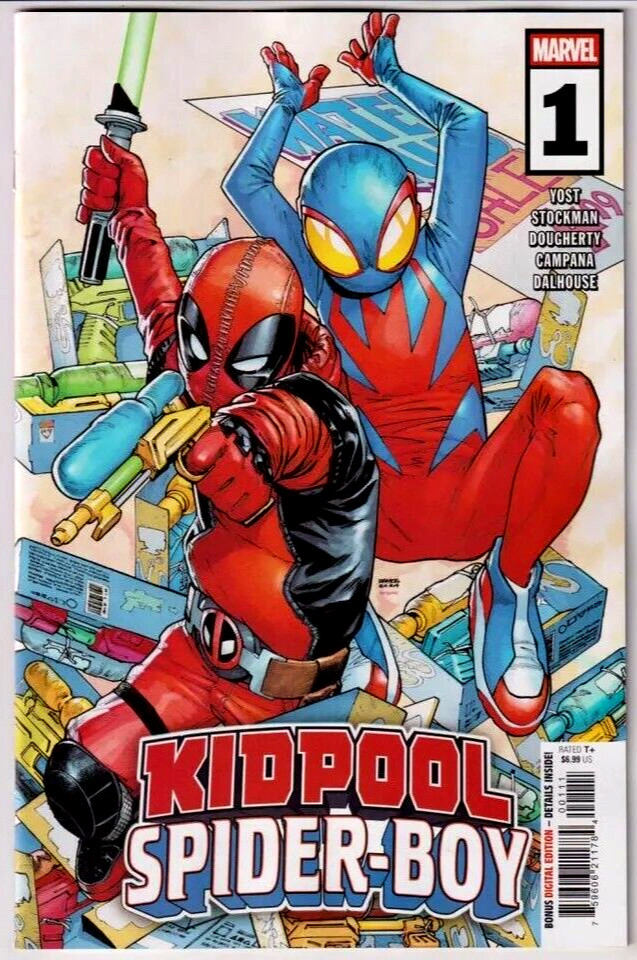 Kidpool and Spider-Boy Comic 1 First Print Cover A Ramos 2024 Yost Stockman