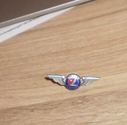 Vintage Alaska Airline Hat pin Eagle Sterling Silver
