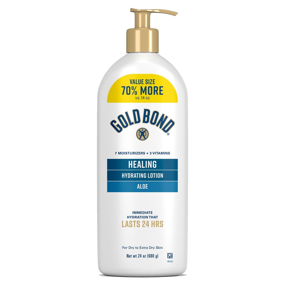 Gold Bond Hydrating Lotion with Aloe for Dry Skin Healing & Smoothing