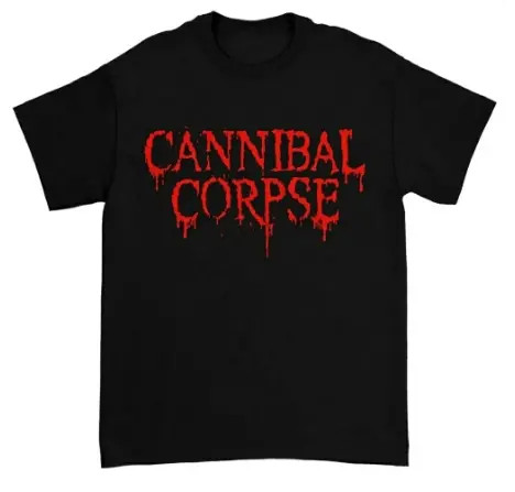 CANNIBAL CORPSE cd cvr RED LOGO Unisex T-SHIRT New vile eaten back butchered