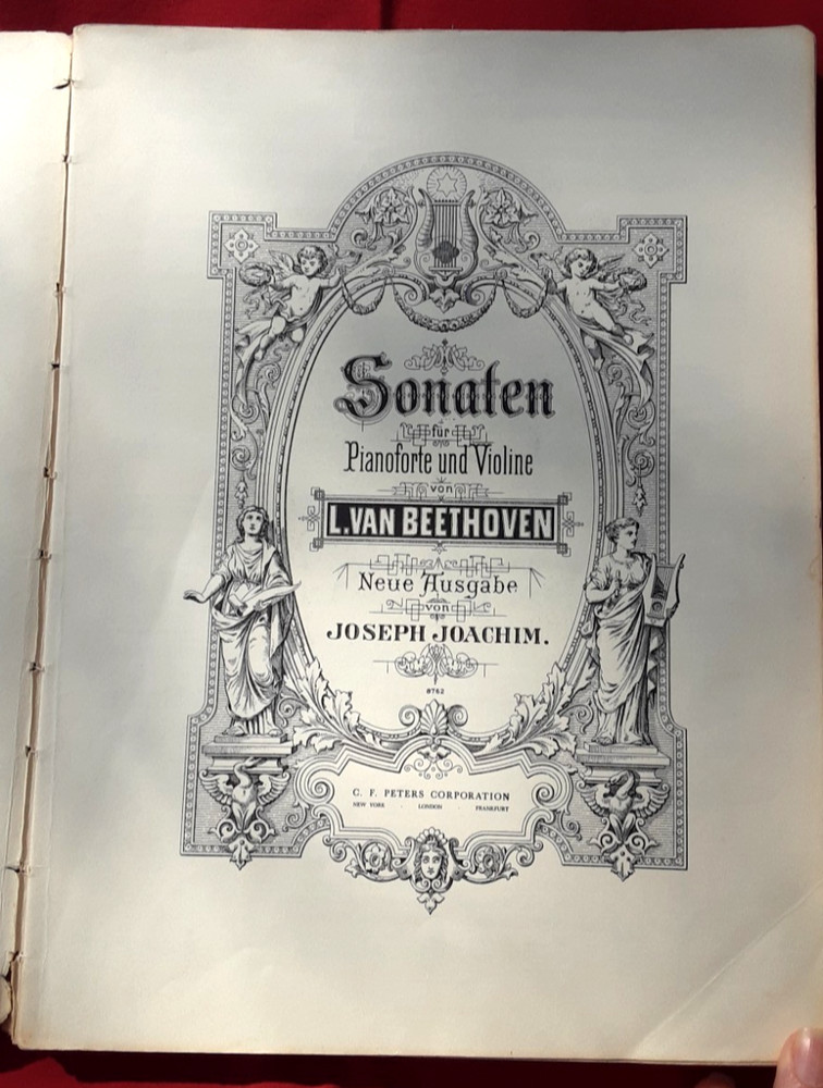 Beethoven Sonaten für Pianoforte ﻿Und Violine Sonatas Violin Piano Joachim 247 p