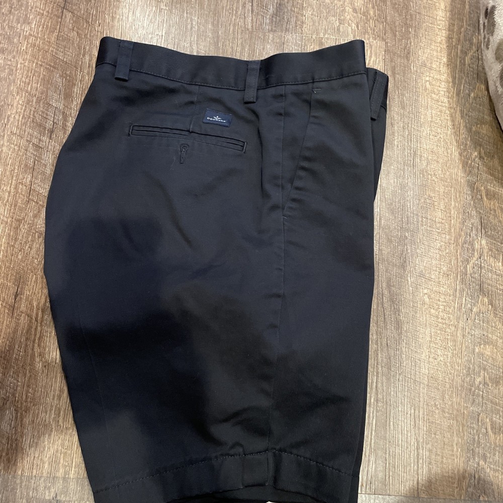 Dockers Mens Perfect Short Classic Fit Shorts Black Size 36