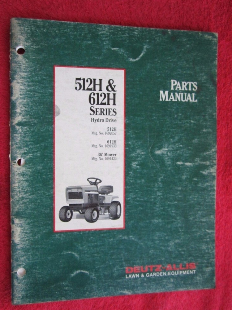 1992 Deutz Allis 512H & 612H 36