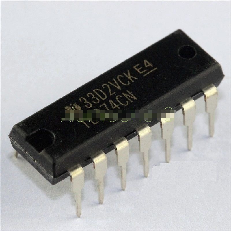 10Pcs Tl074 Tl074Cn Ic Op Amp Quad Jfet Dip-14