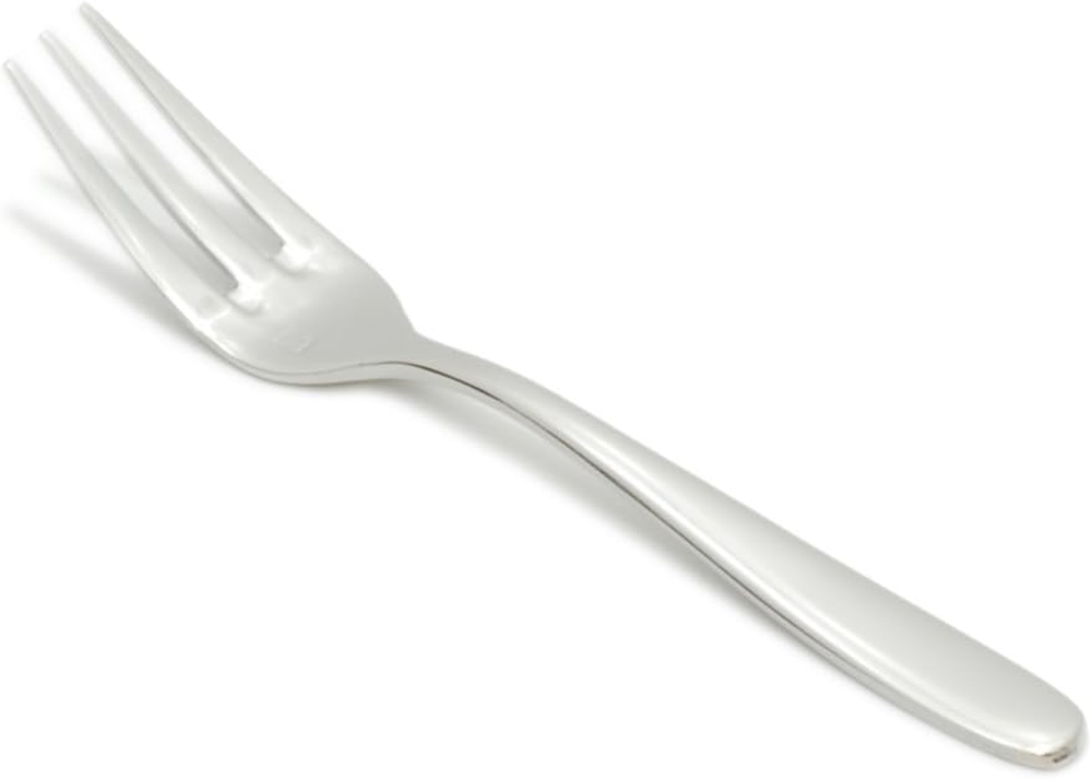 Stainless Steel Appetizer Cake Fork Set of 12 Grand City 18/10 Flatware