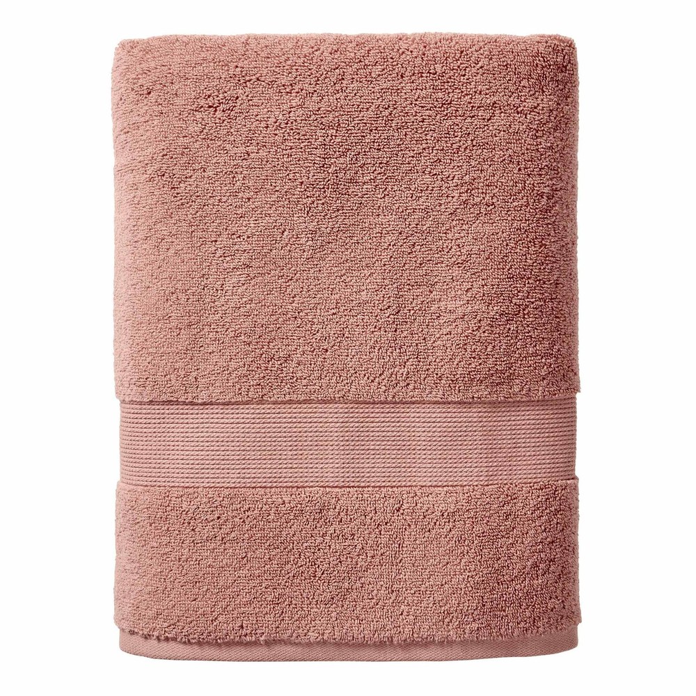 Better Homes & Gardens  Soft Solid Bath Towel, Old Rose