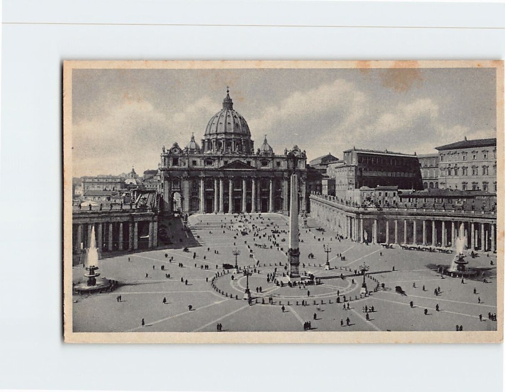 Postcard St. Peter's Basilica Vatican