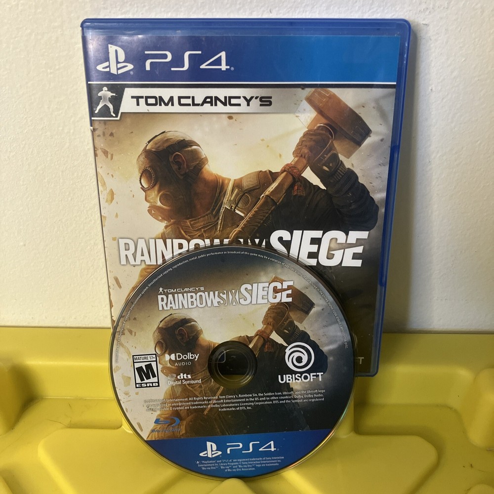 Tom Clancy's Rainbow Six Siege PS4 game & box - TESTED & WORKING