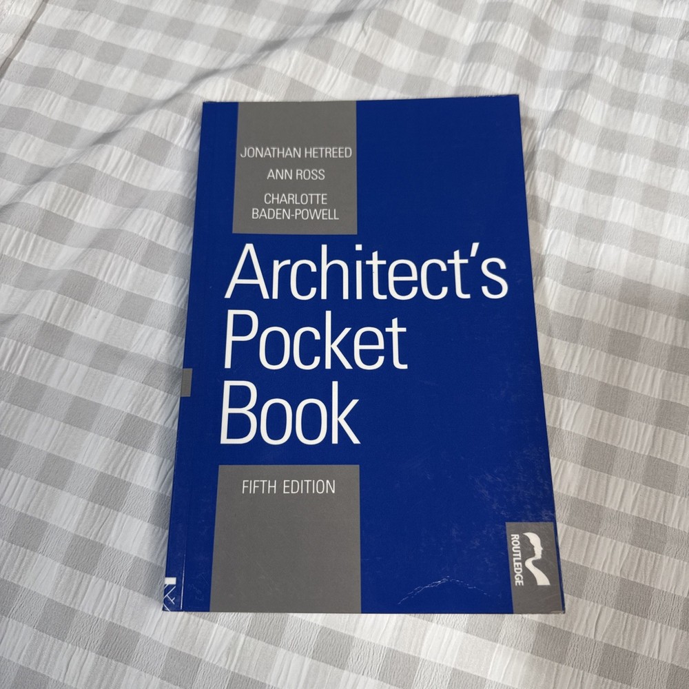 Architect's Pocket Book Fifth Edition - Hetreed, Jonathan - New