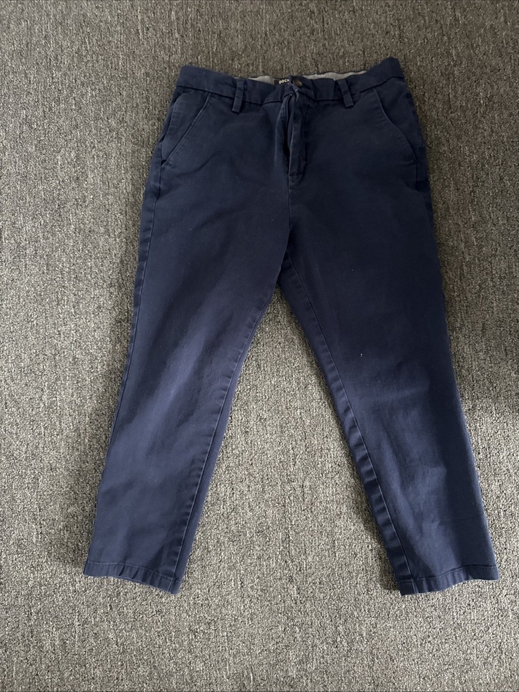 Frank And Oak Wilson Slim Lightweight Capri Pants 32x32 Elastic Waist