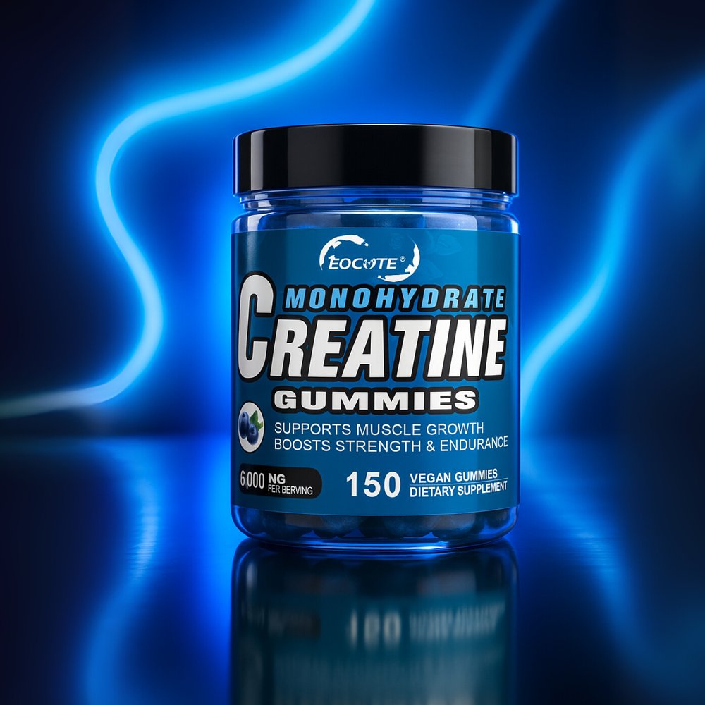 Creatine Monohydrate Gummies - 150 Gummies - 6000mg - Muscle Strength and Energy
