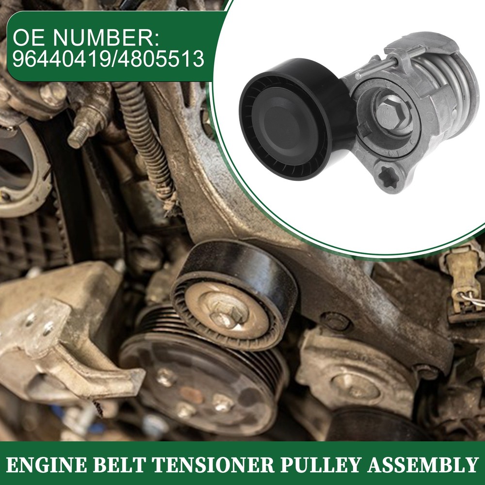 Engine Belt Tensioner Pulley Assembly for Chevrolet Nubira Saloon No.96440419