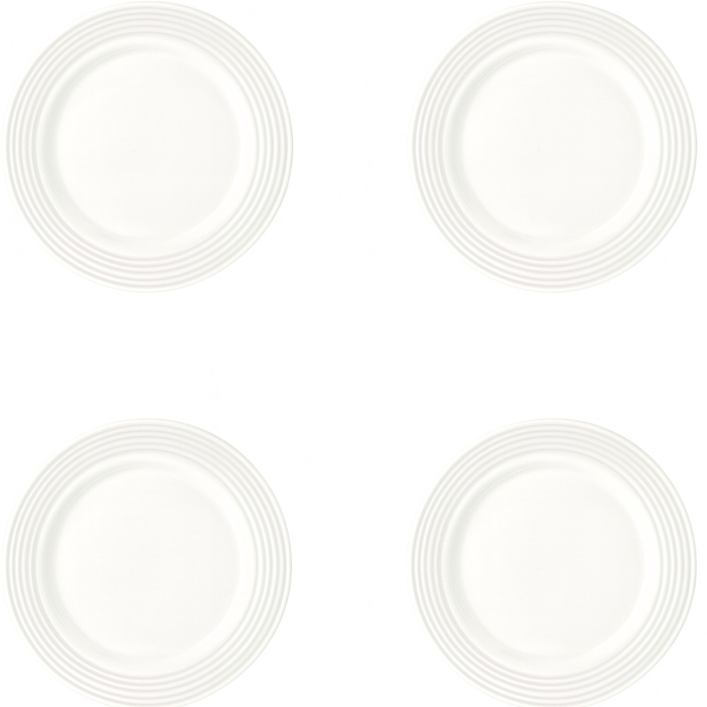 Lenox Tin Can Alley Dessert Plate, White set of 4