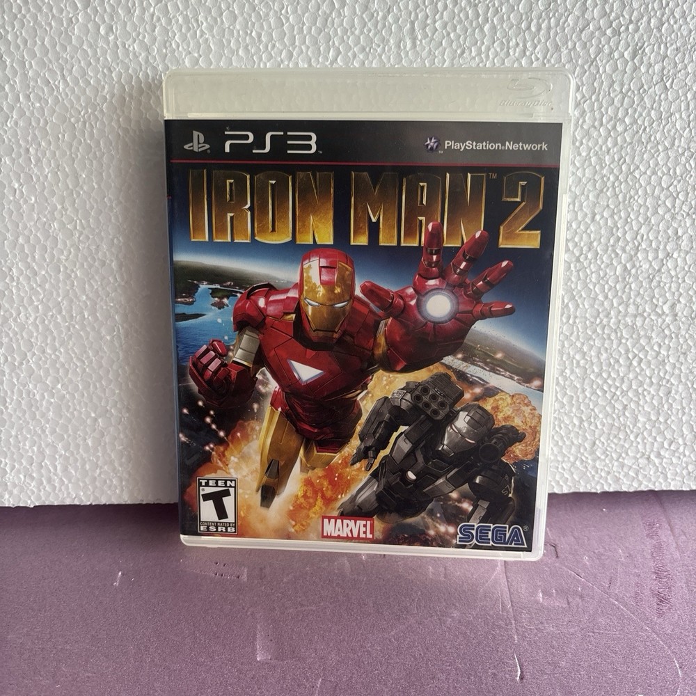 Iron Man 2 Video Game For Sony PlayStation 3, 2010 - PS3 No Manual Mint Disc