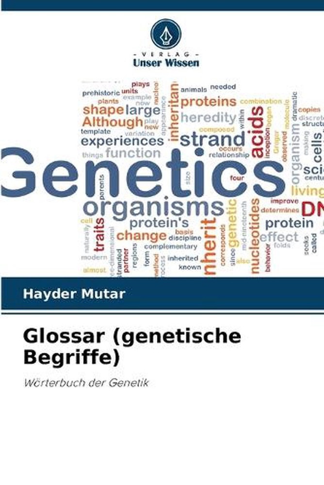 Glossar (genetische Begriffe) by Hayder Mutar (German) Paperback Book