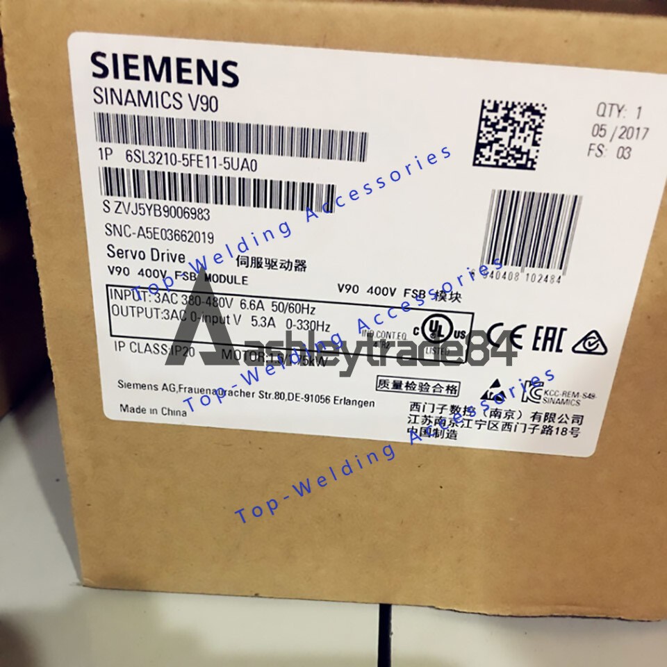 1PC NEW Siemens Servo Driver 6SL3210-5FE11-5UA0 6SL3 210-5FE11-5UA0