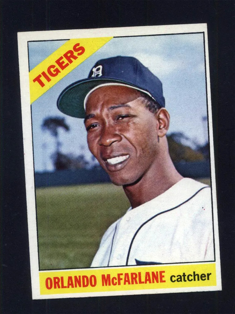1966 Topps High #569 Orlando McFarlane Tigers (EX) 012044