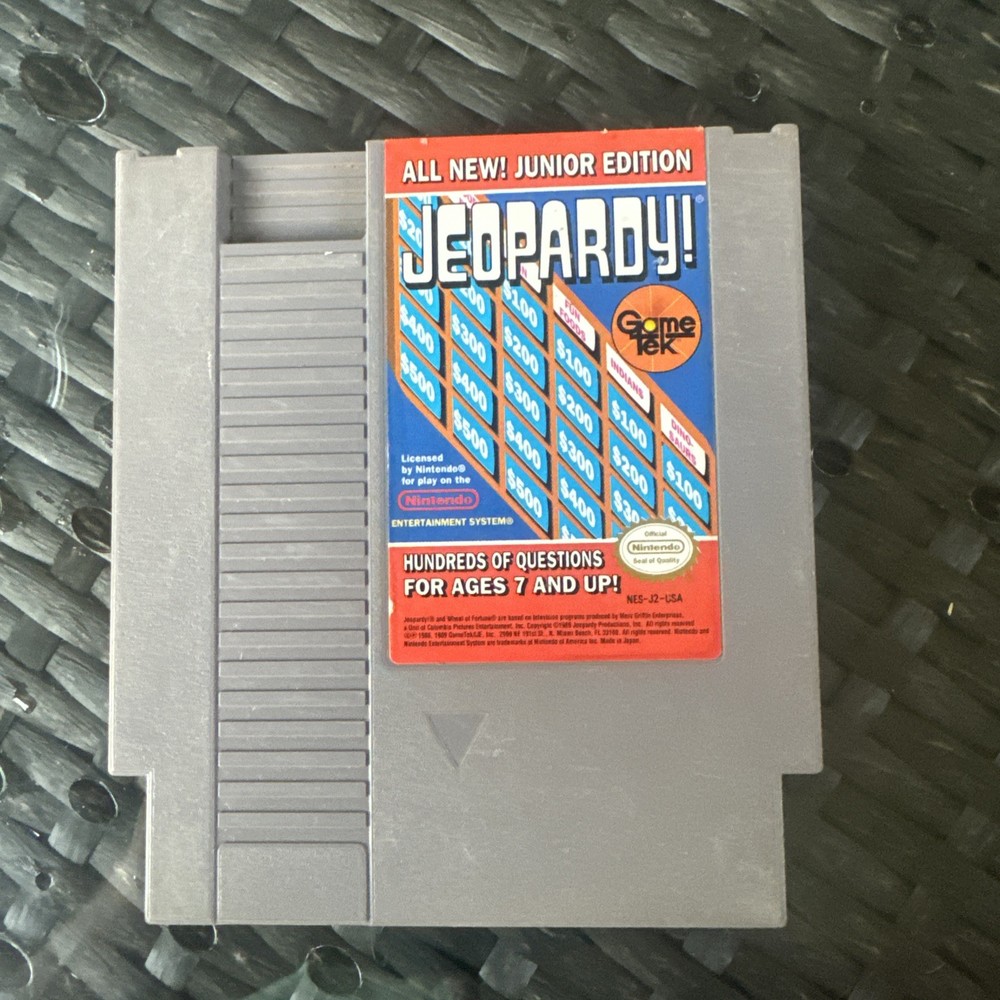 Jeopardy -- Junior Edition (Nintendo Entertainment System, 1989)