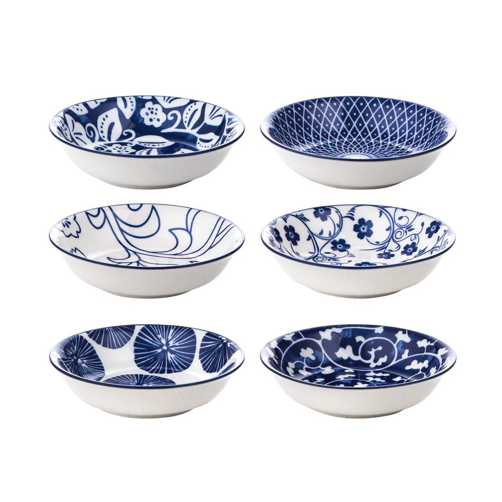 Ceramic Dipping Bowls 2.5oz, Soy Sauce Dish Set of 6 for Sushi, Sauce, Party New