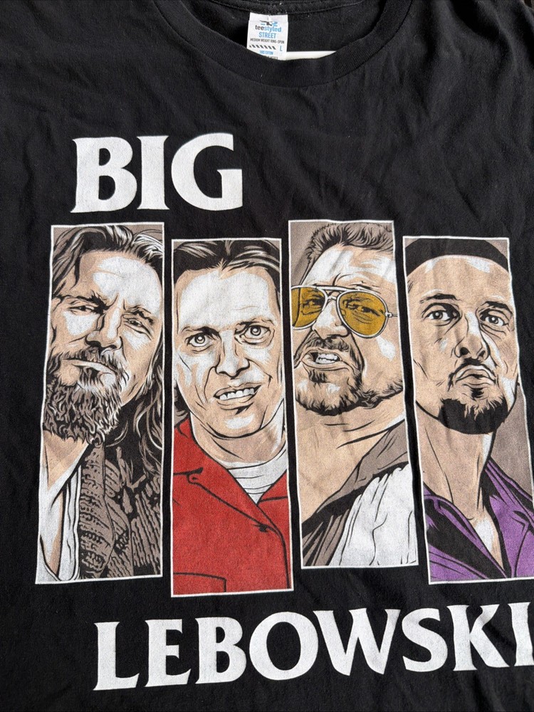 The Big Lebowski 90s Comedy Crime Sport Movie Film Men's T-Shirt Large