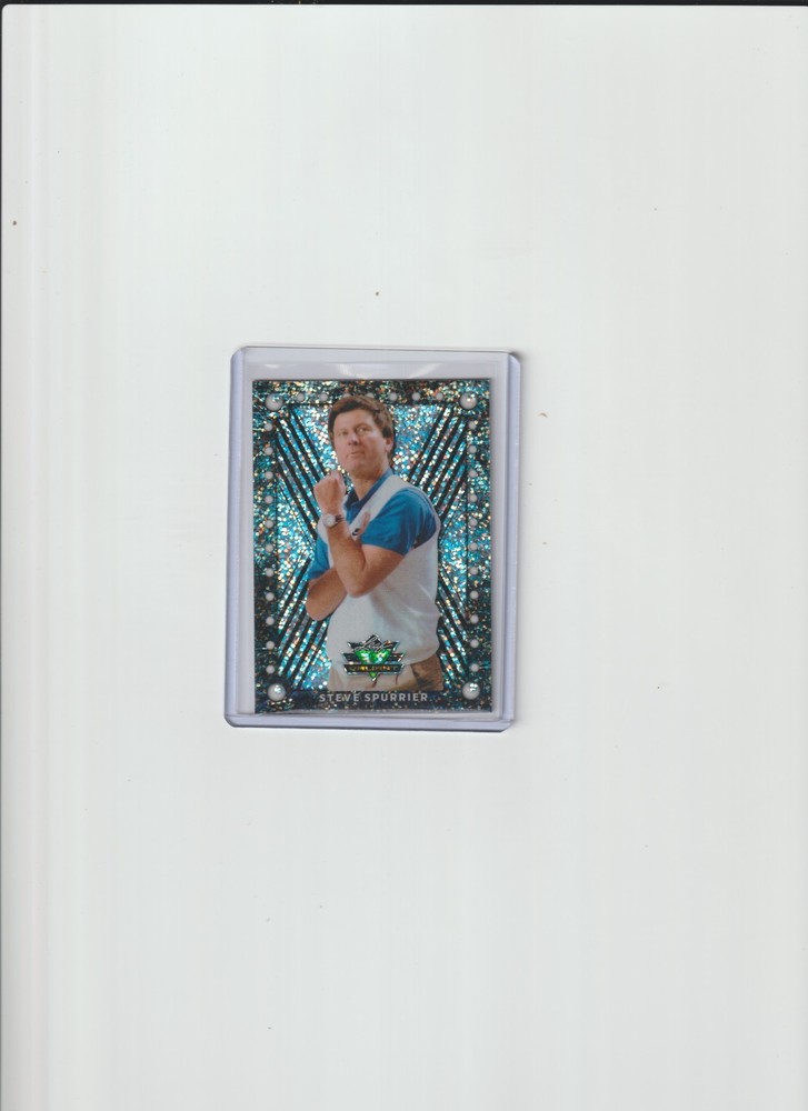 2025 Leaf Eclectic Signature Series Valiant Steve Spurrier 1/1 Black Sparkles