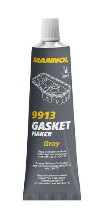 Mannol 9913 Grey High-Temp Silicone Gasket Sealant 85g Tube