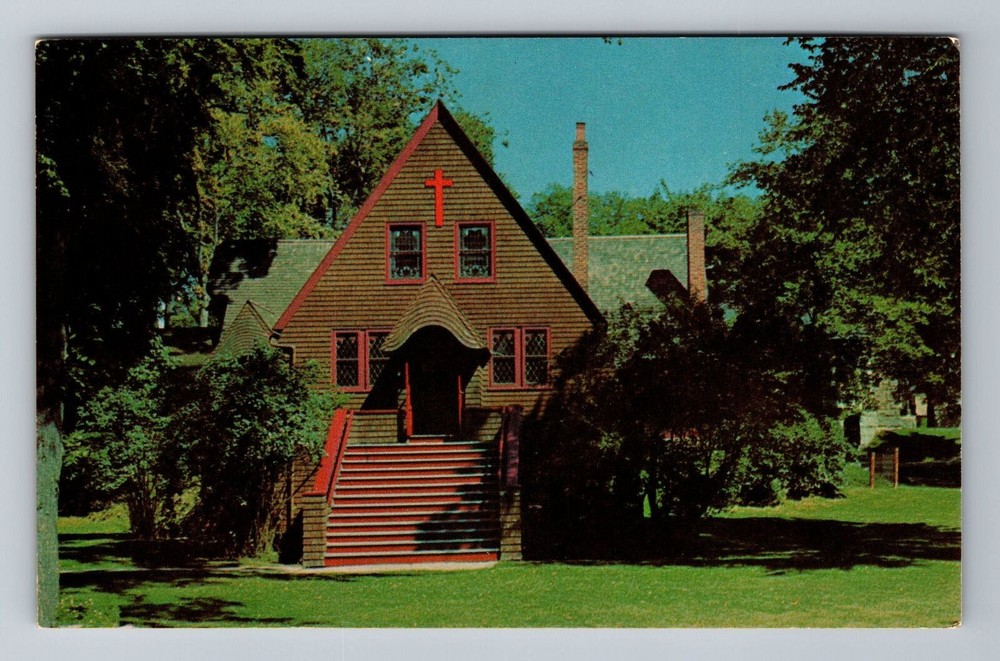 Rockland ME-Maine, St Peter's Episcopal Church, Vintage Postcard