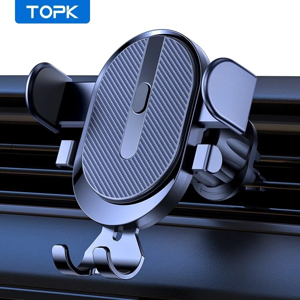 New Phone Mount for Car Universal Air Vent with Hook Clip Car Phone Holder