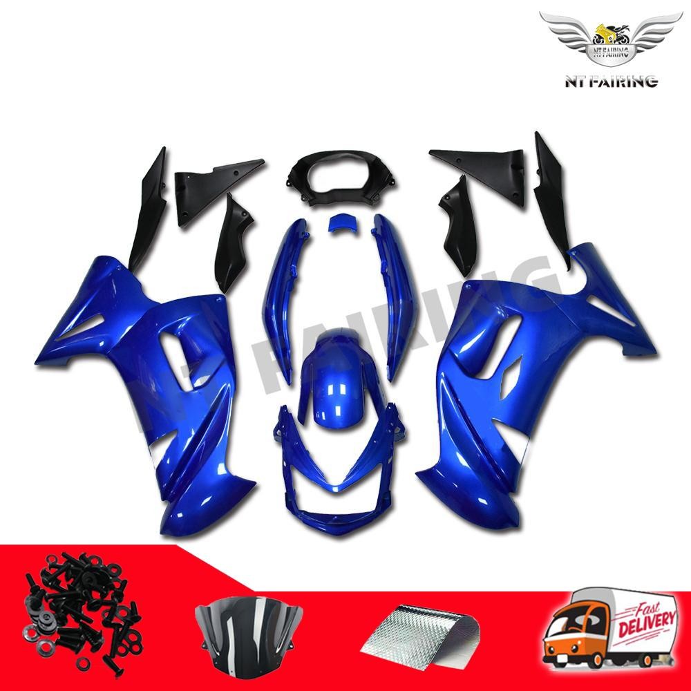 NTB Plastic Blue Fairings Fit for Kawasaki Ninja 650R ER-6f 2006- 2008 Kit e001