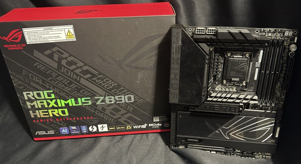 ASUS ROG Maximus Z890 Hero Z890 LGA 1851 ATX Motherboard, Advanced AI PC-Ready