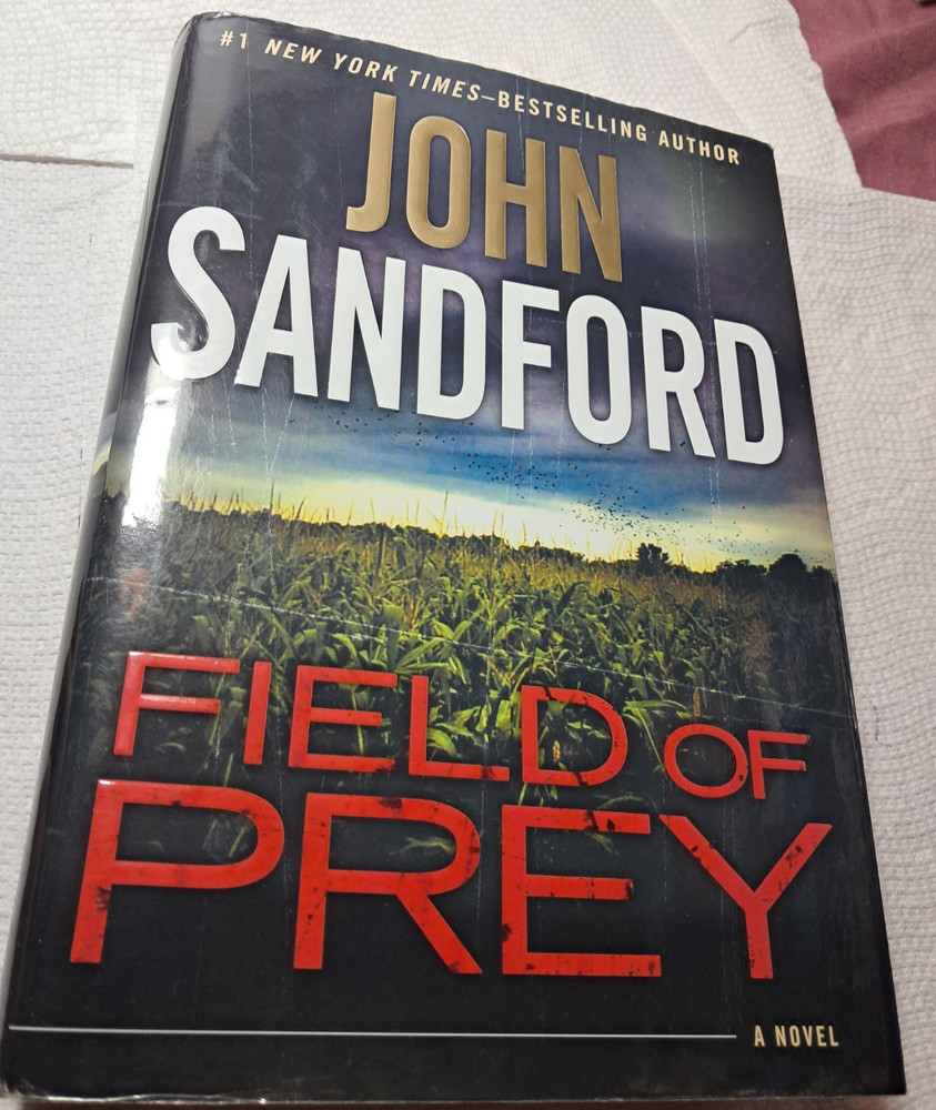 John Sandford Lucas Davenport Field of Prey #24 Mystery Detective 1st print HC