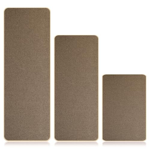Non Slip Kitchen Rugs Set of 3 for Floor Mats with Anti Skid Backing