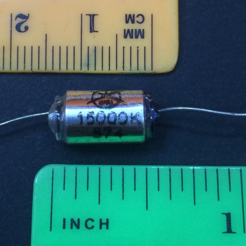 Vintage NOS Iskra KSN 15nF 15000pF polystyrene film capacitor 10% x1pc