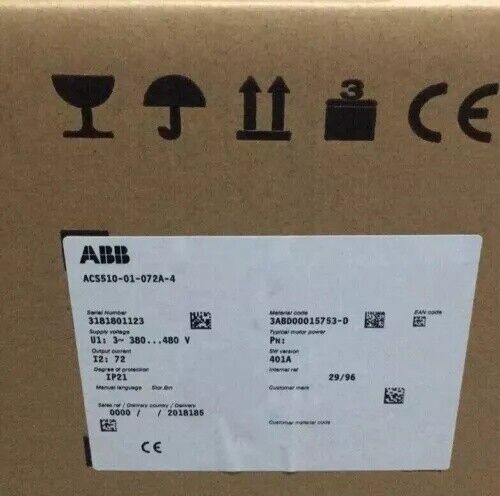 ACS510-01-072A-4 1PCS New ABB Inverter 37KW  ACS510-01-072A-4