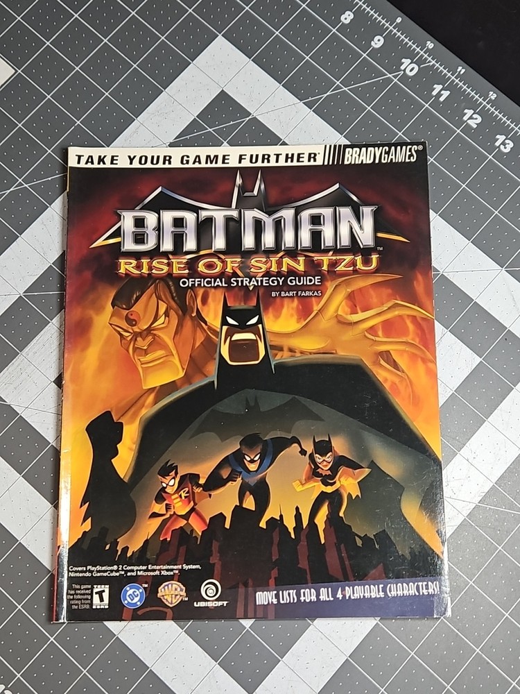 Batman Rise Of Sin Tzu Bradygames Official Strategy Game Guide PS2/XBOX/Gamecube