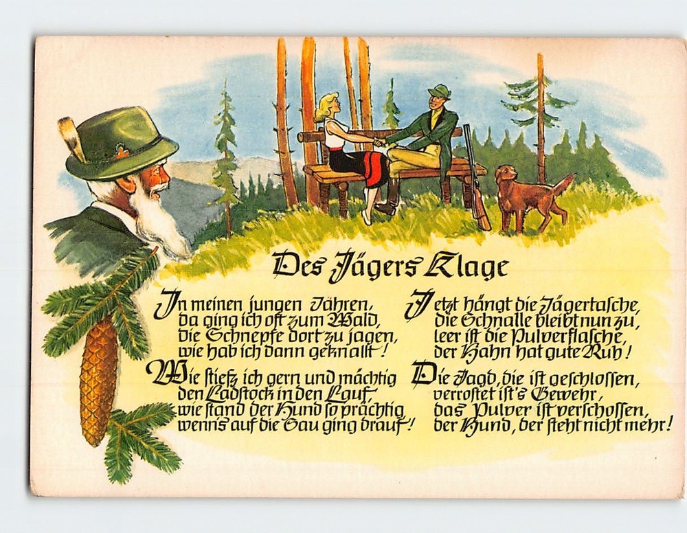 Postcard The Hunter's Lament Poem