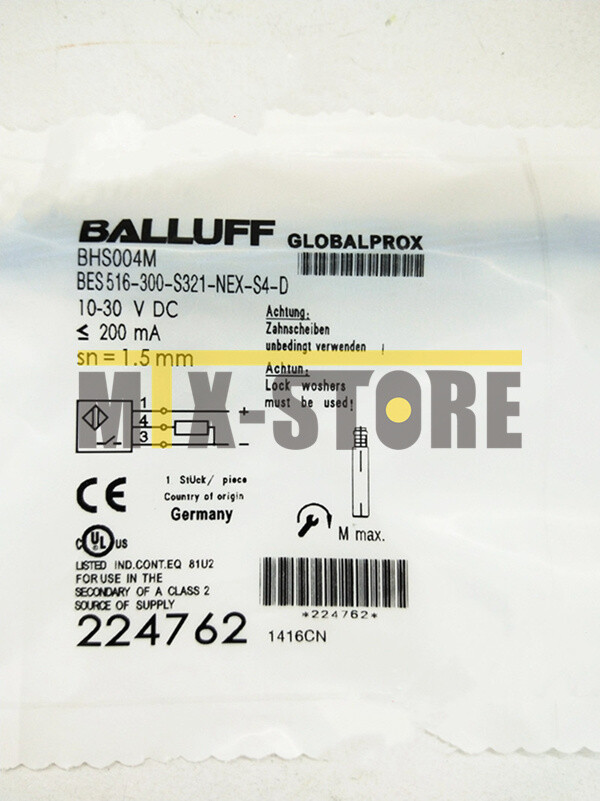 1PC New BALLUFF BES 516-300-S321-NEX-S4-D Sensor&Proximity Switch