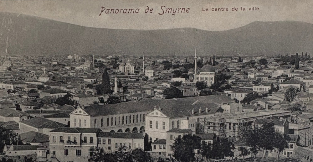 Ottoman Turkey Panorama de Smyrne Commercial Postcard Ebermann's