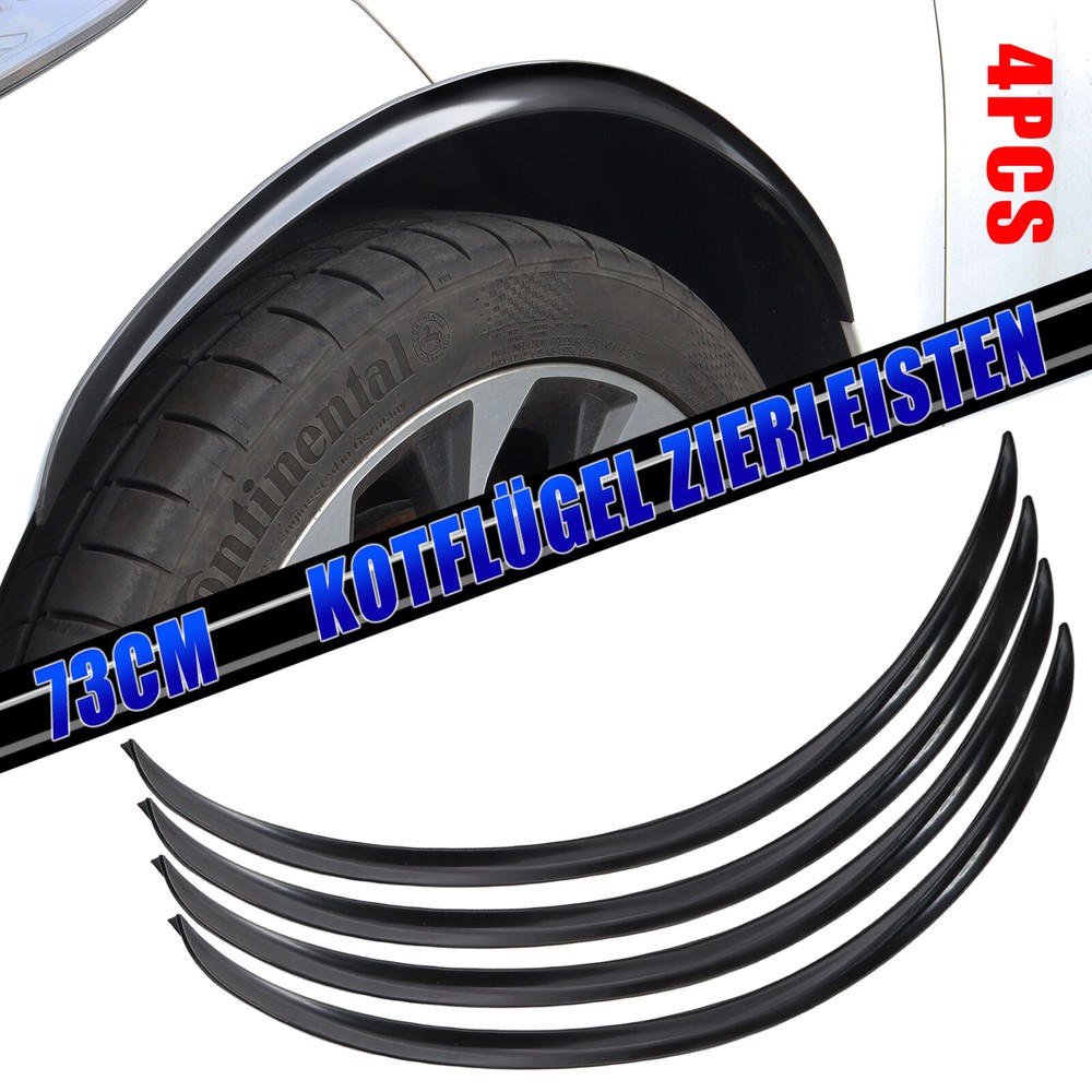 4PCS Car Truck Wheel Fender Flares Cover Protector Arches Strip 29