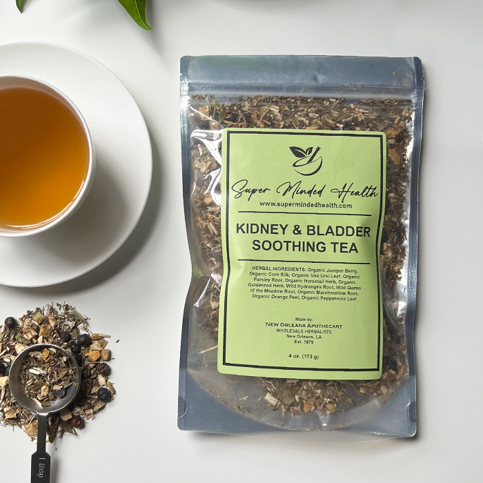 Organic Kidney Bladder Tea 4oz Herbal Natural Soothes Loose Tea Decoction