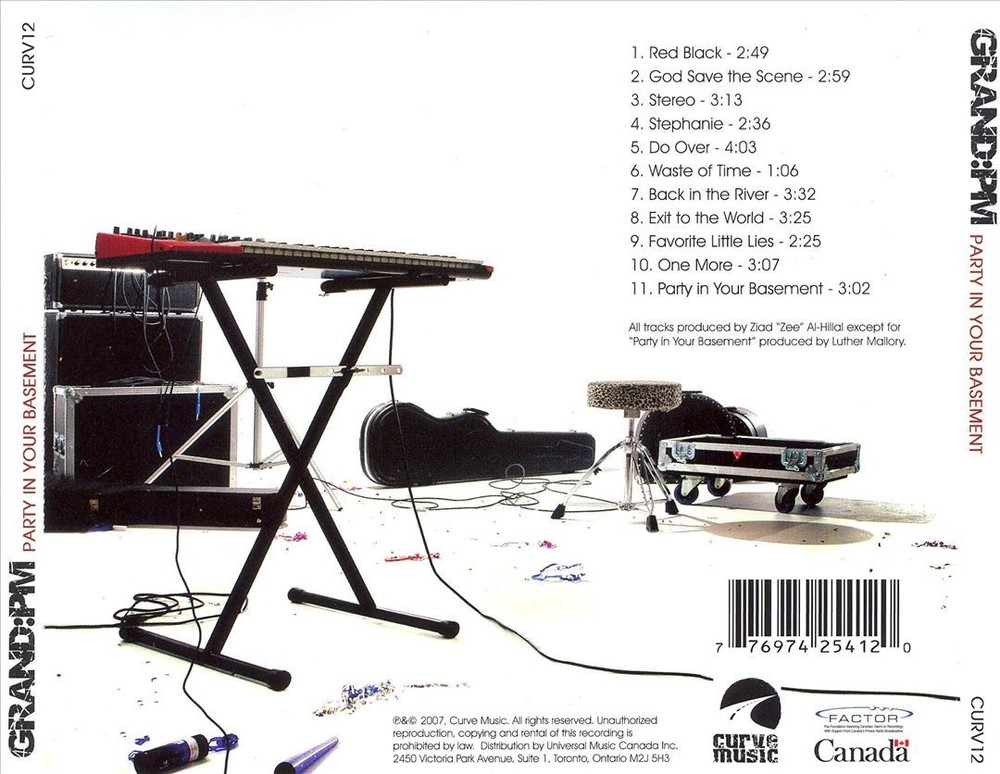 Grand:pm Party In Your Basement New Cd