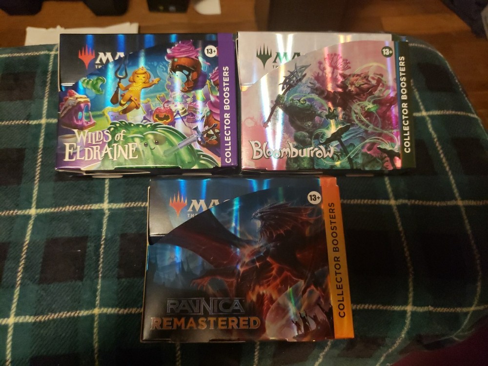 EMPTY - Magic The Gathering Rav Remastered/WOE/Bloomburrow Collector Box ONLY 3x
