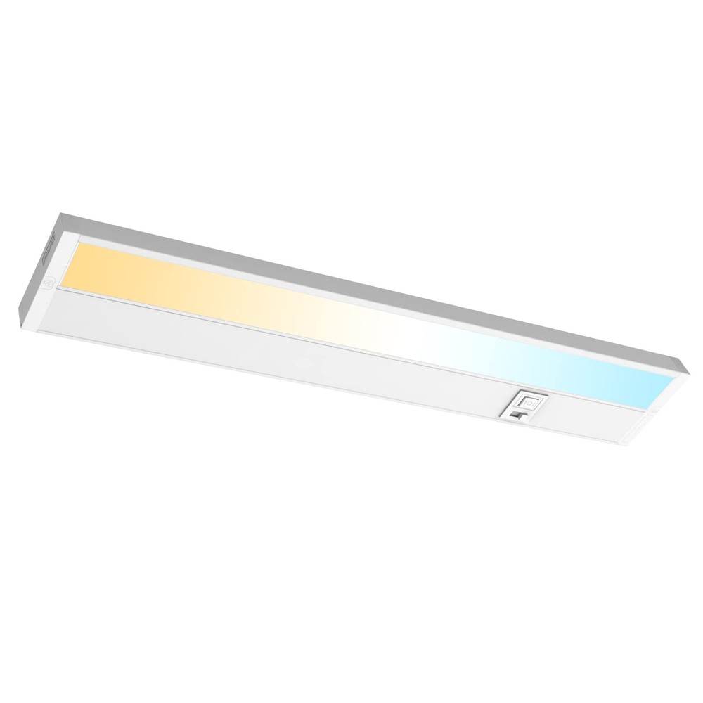 22Inch Under Cabinet Lights Hardwired or Plug in, 5CCT Color Selectable-2700K...