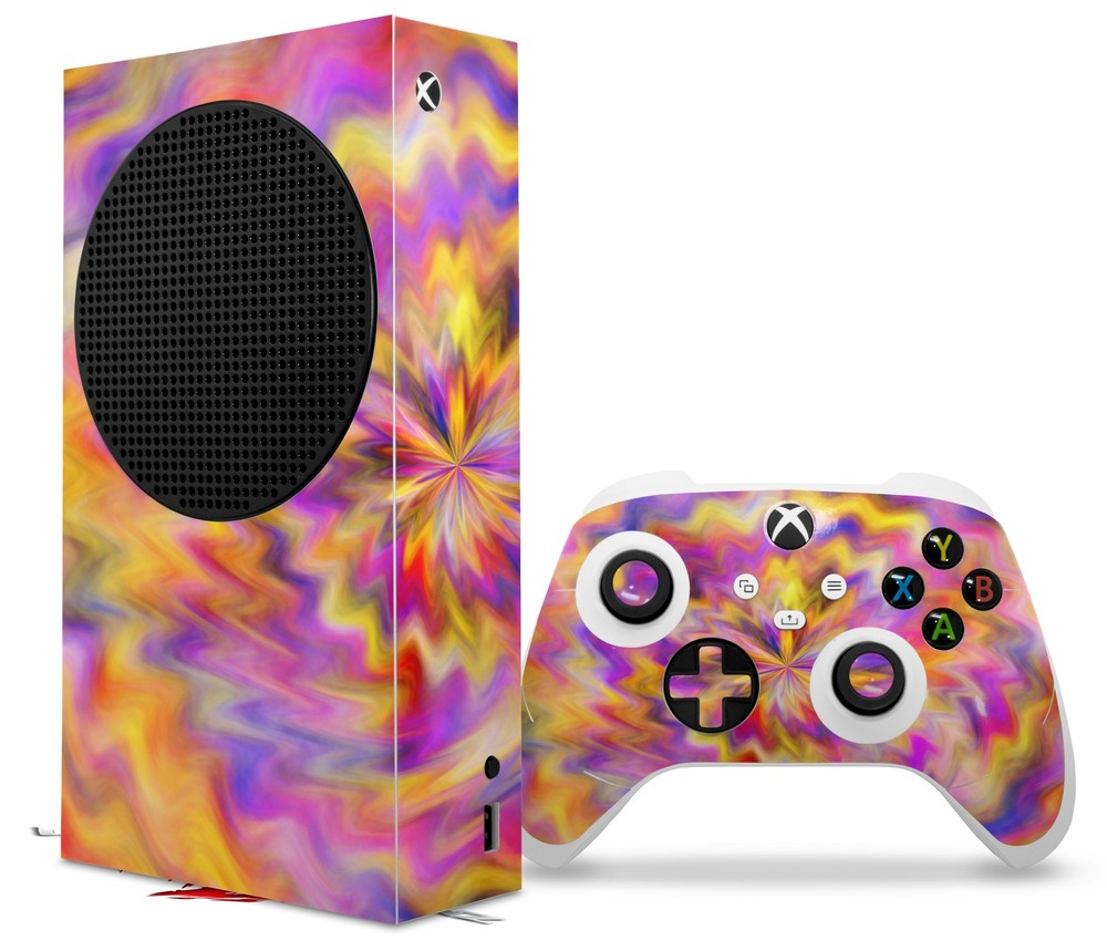 Skins XBOX Series S Console Controller Tie Dye Pastel