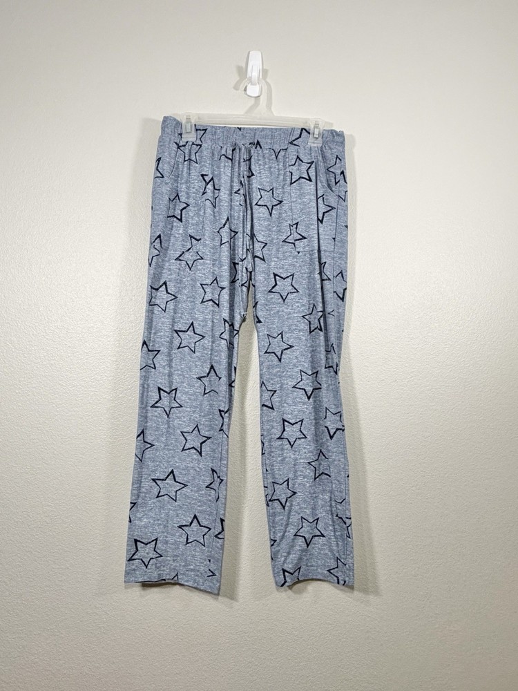 Lucky Brand Pajama Pants Blue Star Lounge Pants Very Soft Material Women Size S