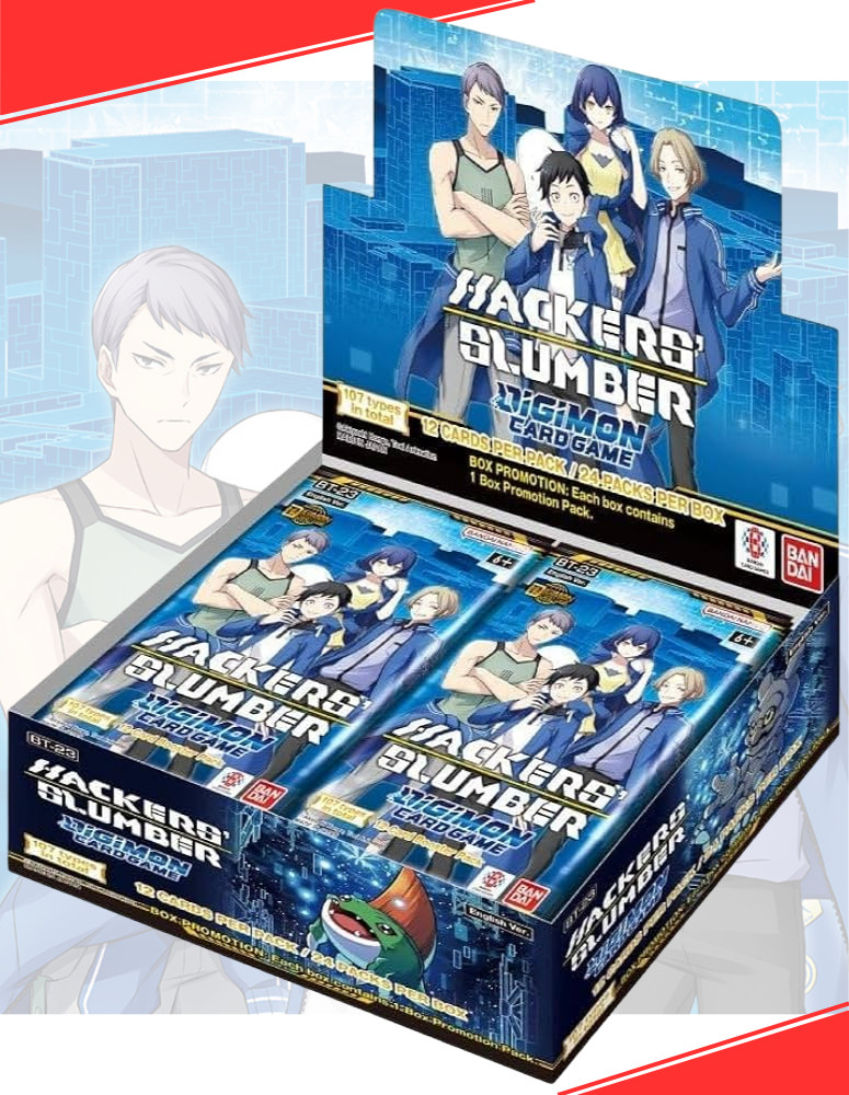DIGIMON TCG: Hackers' Slumber Booster Box BT23 English Version Sealed